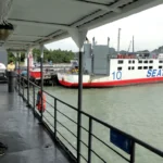 Seatran passenger ferry at Donsak Pier in Surat Thani.